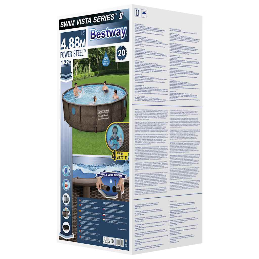 Bestway swimmingpoolsæt power steel 488x122 cm - number 10.