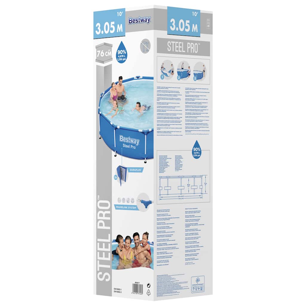 Bestway pool steel pro 305x76 cm - number 3.
