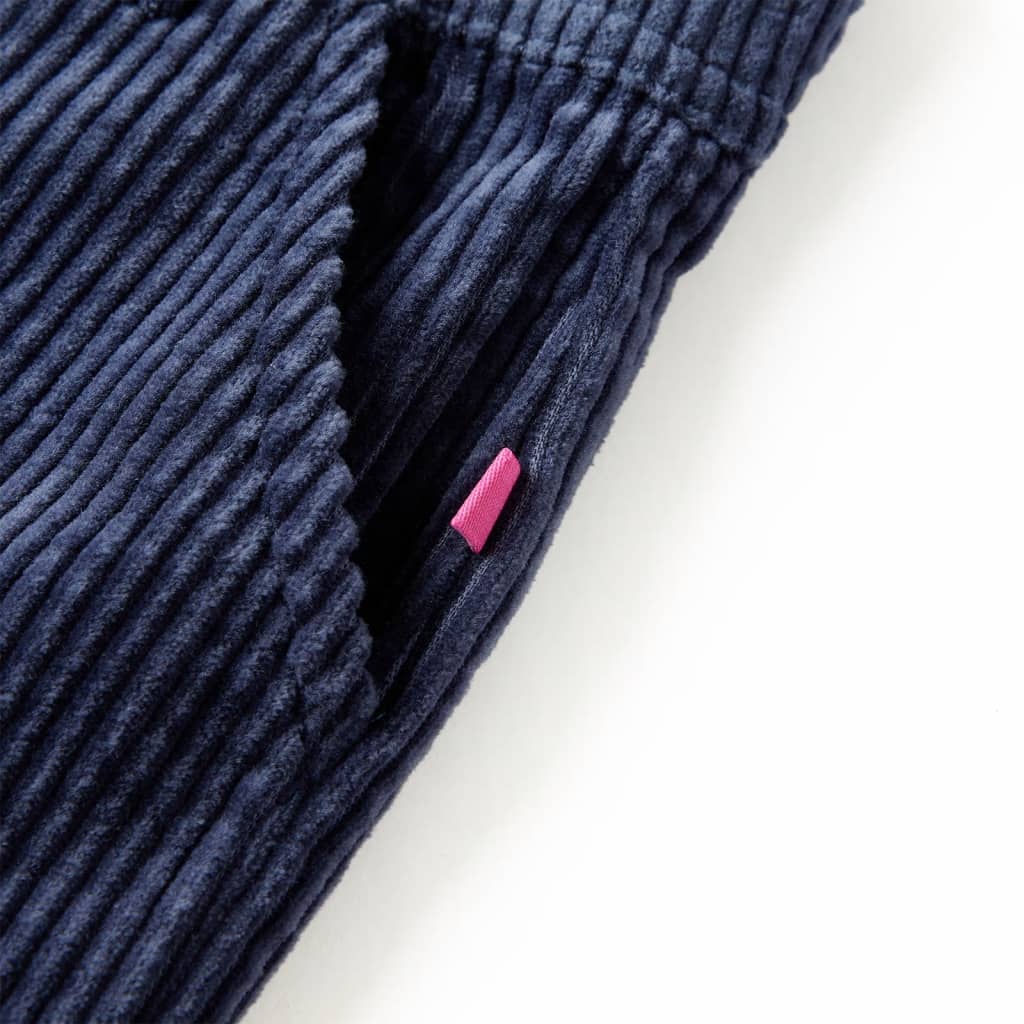 Pantalon en velours côtelé pour enfant taille 92 bleu marine - 92 (1 5-2 ans) - number 5.