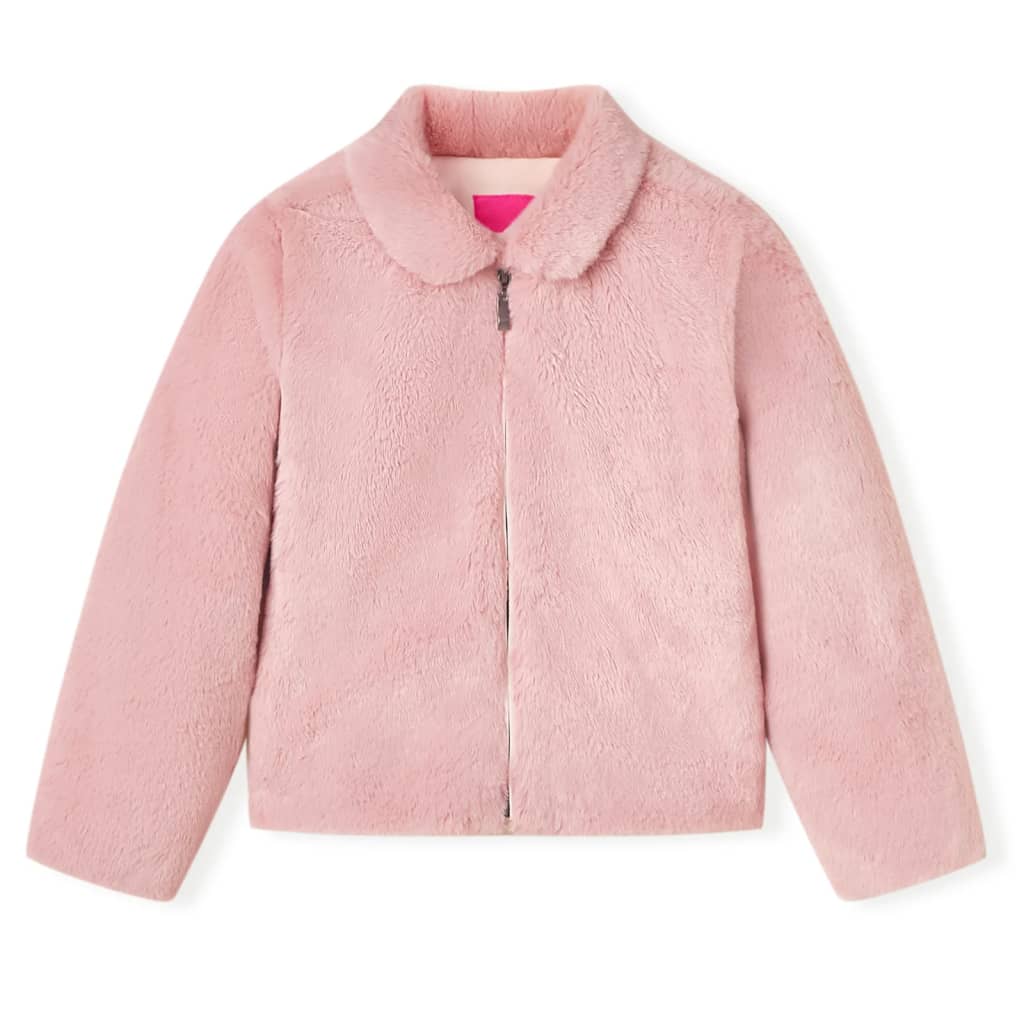 Veste pour enfant taille 92 fausse fourrure rose - rose, 92 (1 5-2 ans) - number 1.