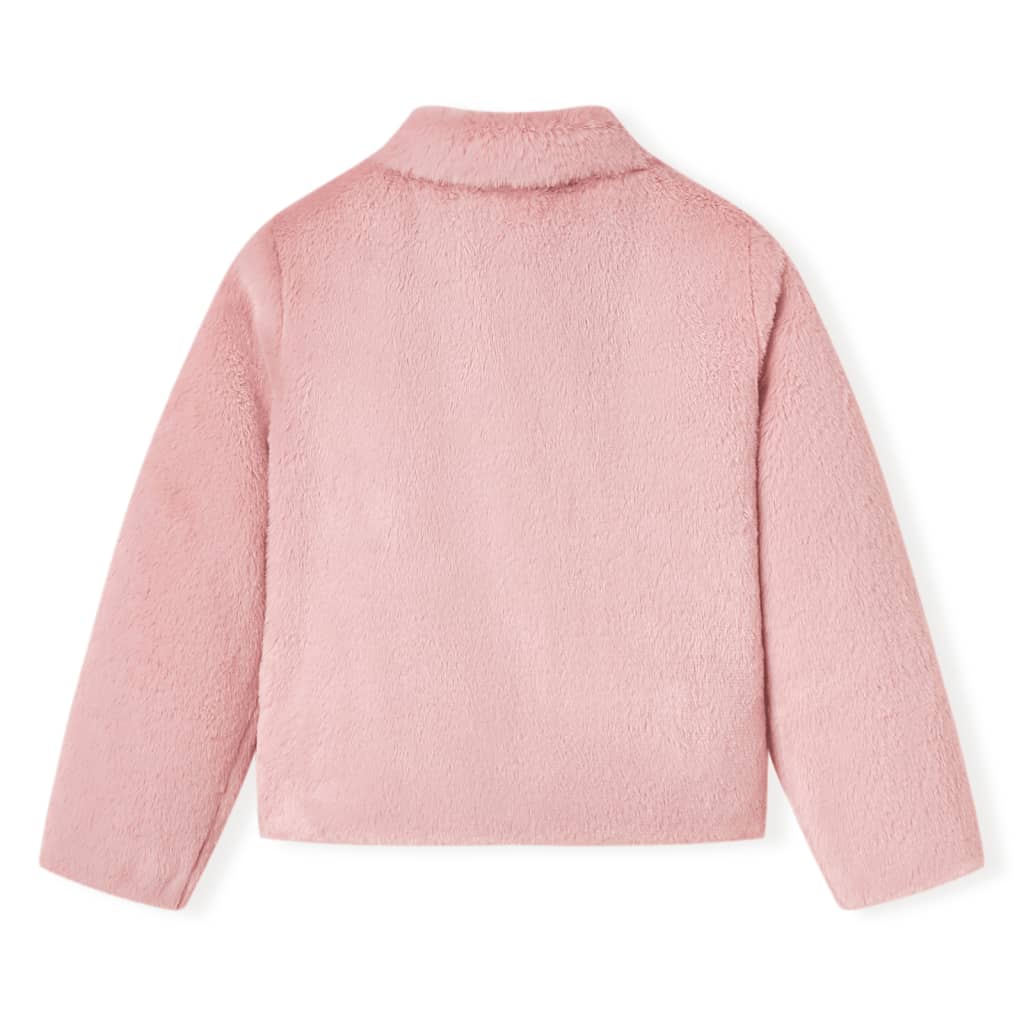 Veste pour enfant taille 92 fausse fourrure rose - rose, 92 (1 5-2 ans) - number 2.