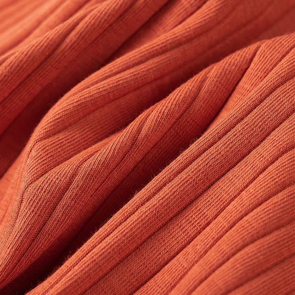 T-shirt à manches longues pour enfant taille 92 cm - orange, 92 (1 5-2 ans) - number 7.