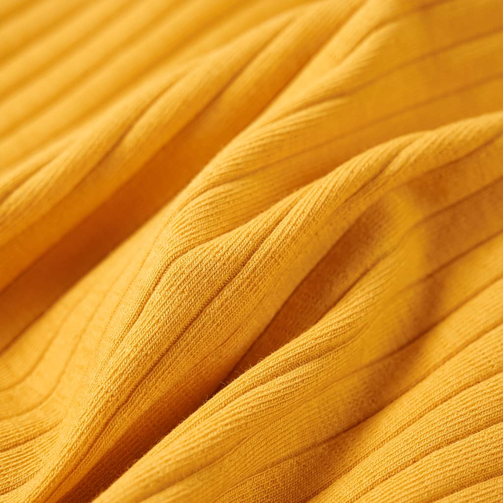 T-shirt manches longues pour enfant taille 92 jaune ocre - ocre, 92 (1 5-2 ans) - number 7.