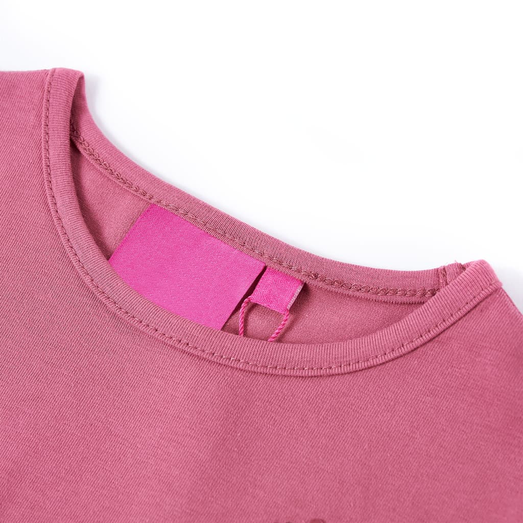 T-shirt à manches longues pour enfant taille 92 - rose, 104 (3-4 ans) - number 3.