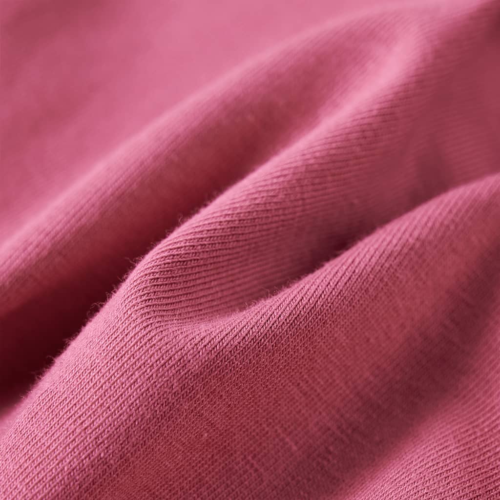 T-shirt à manches longues pour enfant taille 92 - rose, 104 (3-4 ans) - number 7.