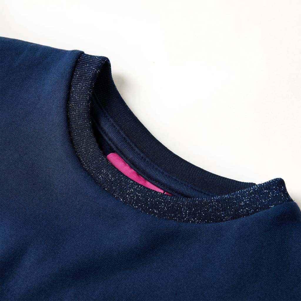 Robe à manches longues pour enfant taille 92 bleu marine - 92 (1 5-2 ans) - number 3.