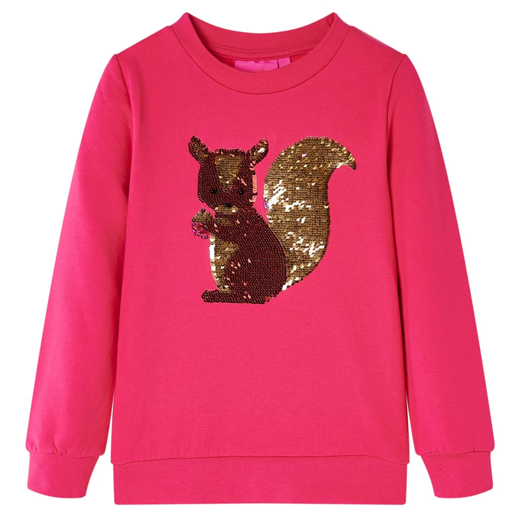 Sweat-shirt pour enfant taille 92 rose - 92 (1 5-2 ans) - number 1.
