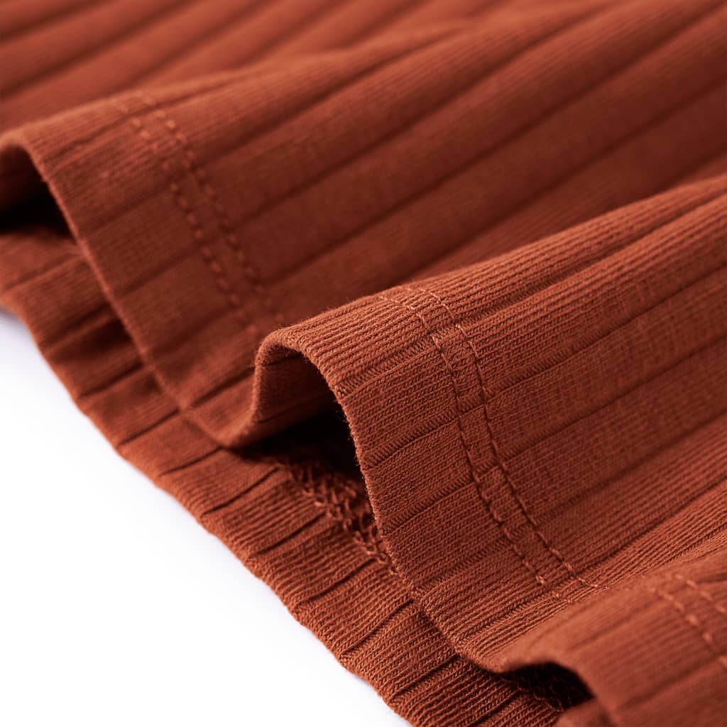 T-shirt à manches longues pour enfant taille 92 - couleur cognac, 92 (1 5-2 ans) - number 6.