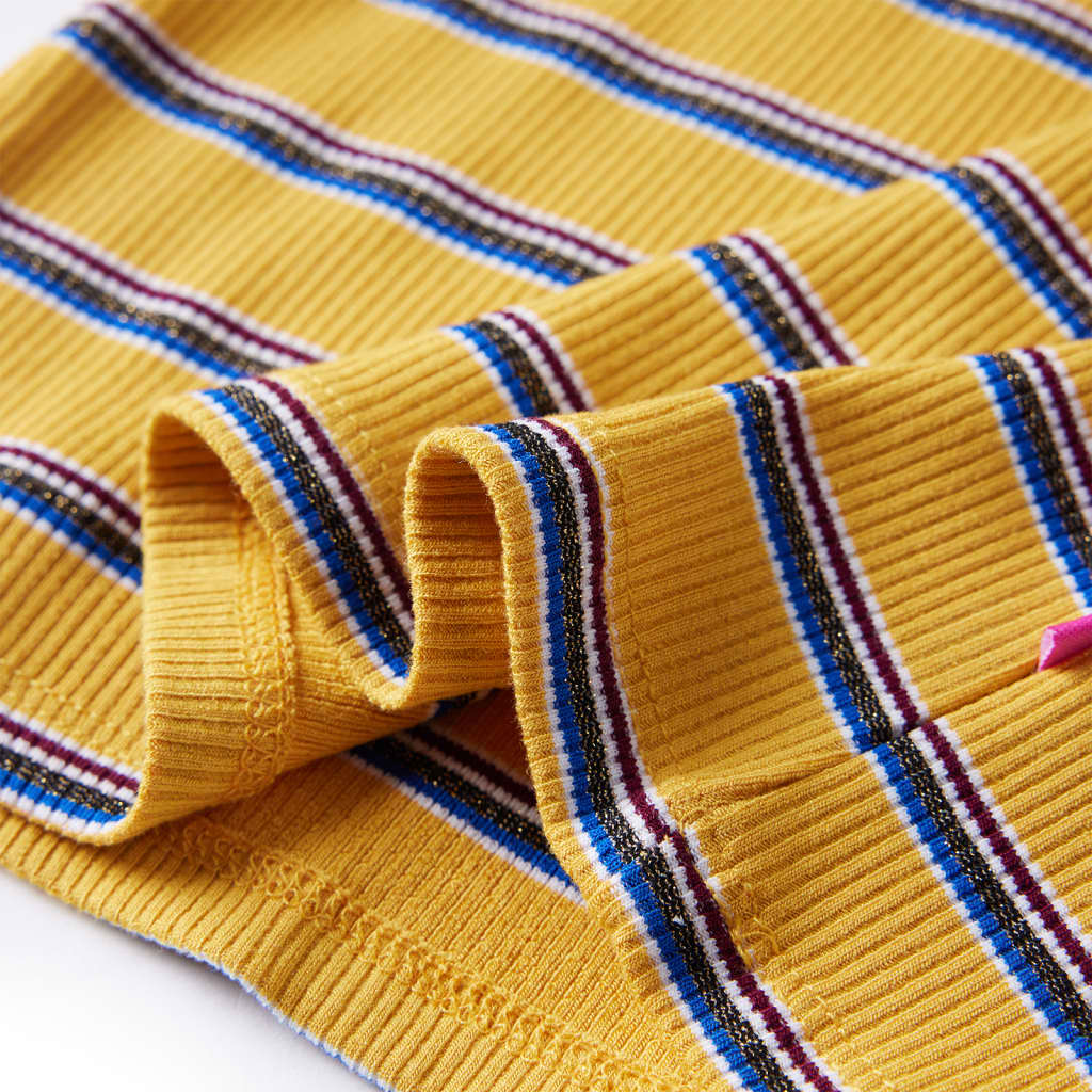 T-shirt manches longues pour enfant taille 92 jaune ocre - ocre, 92 (1 5-2 ans) - number 6.