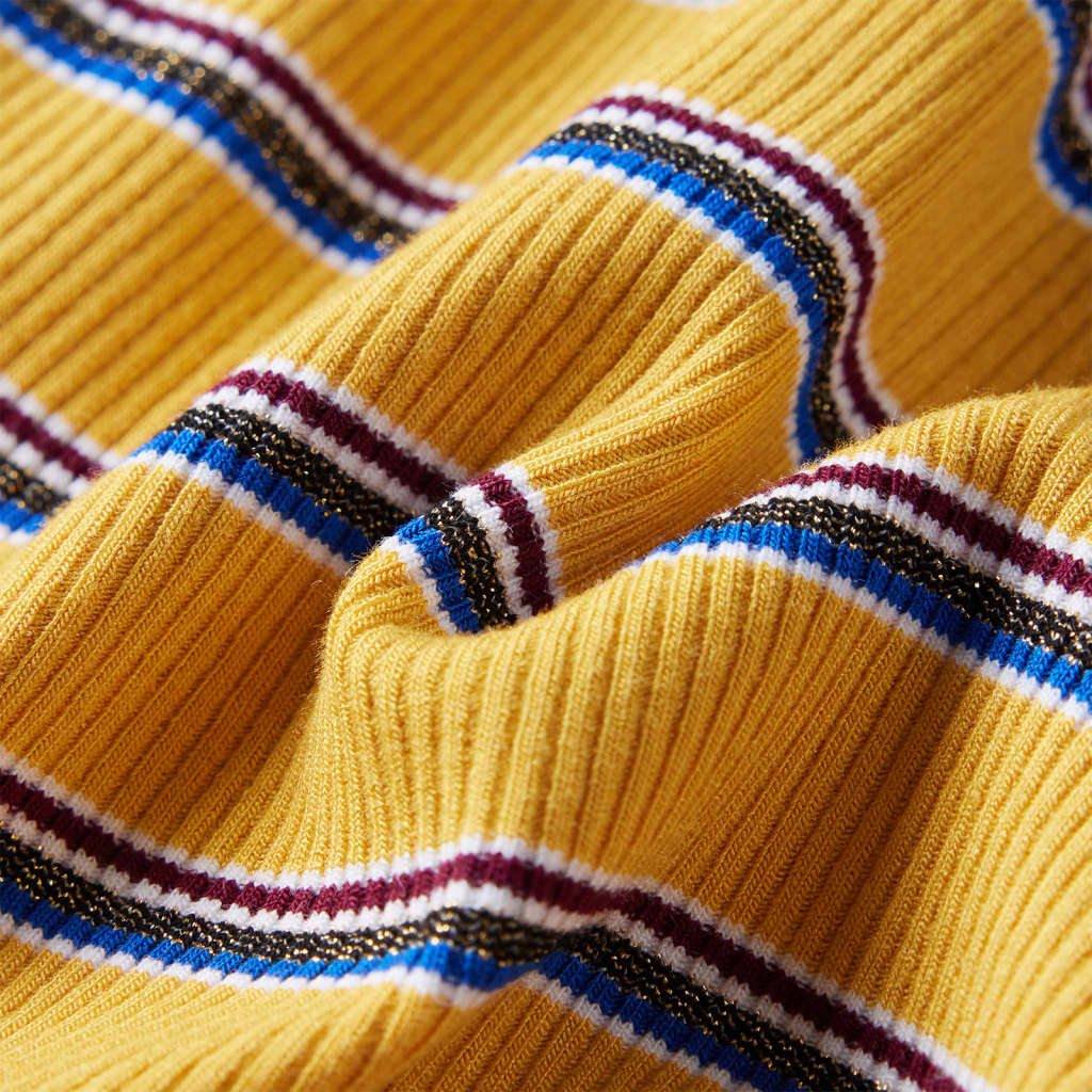 T-shirt manches longues pour enfant taille 92 jaune ocre - ocre, 92 (1 5-2 ans) - number 7.