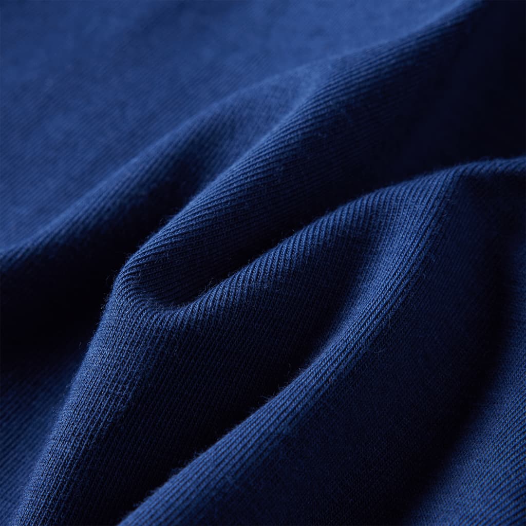 T-shirt manches longues pour enfant taille 92 - bleu marine, 92 (1 5-2 ans) - number 7.