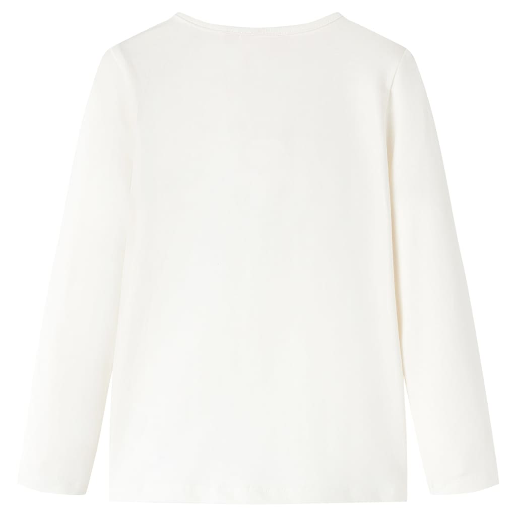 T-shirt manches longues pour enfant taille 92 écru - naturel, 92 (1 5-2 ans) - number 2.