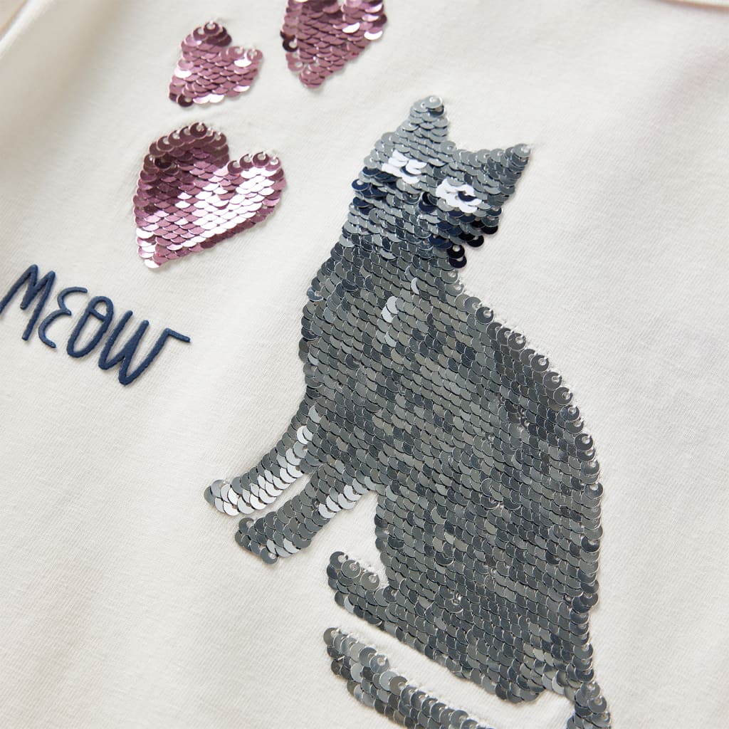 T-shirt manches longues pour enfant taille 92 écru - naturel, 92 (1 5-2 ans) - number 4.