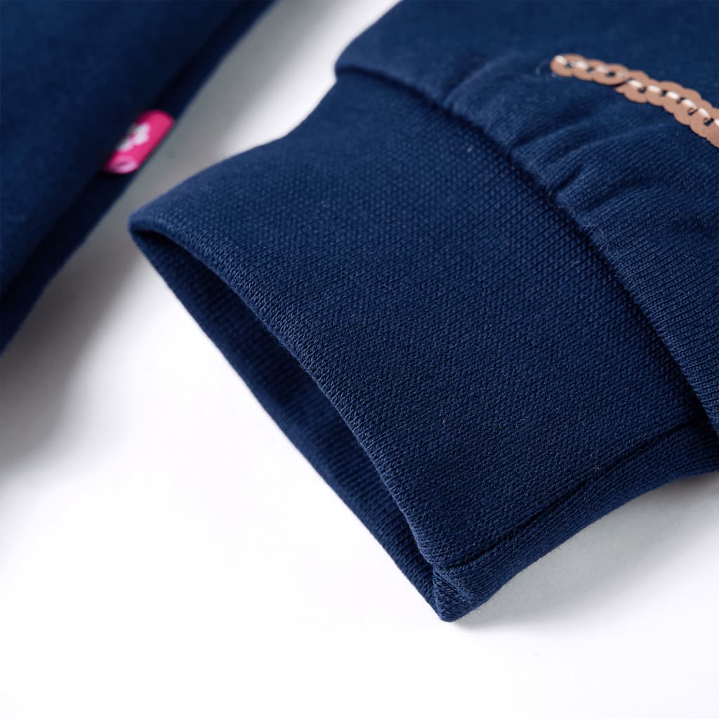 Sweat pour enfant taille 92 bleu marine - 92 (1 5-2 ans) - number 5.