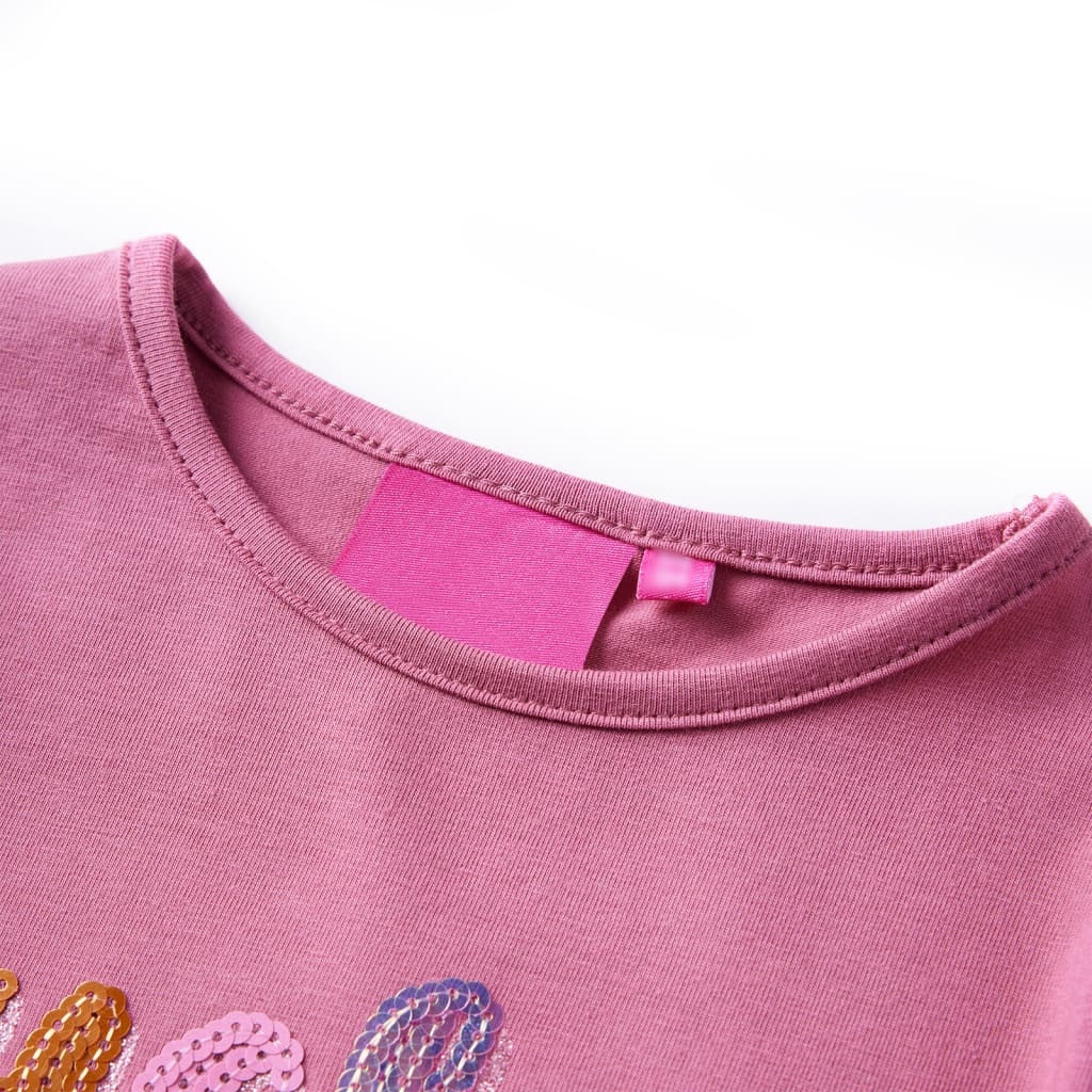 T-shirt à manches longues pour enfant taille 92 - rose, 92 (1 5-2 ans) - number 3.