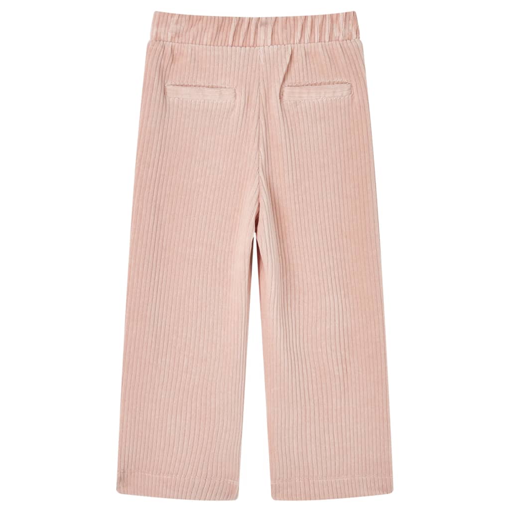 Pantalon en velours côtelé pour enfant taille 92 rose - rose clair, 92 (1 5-2 ans) - number 2.