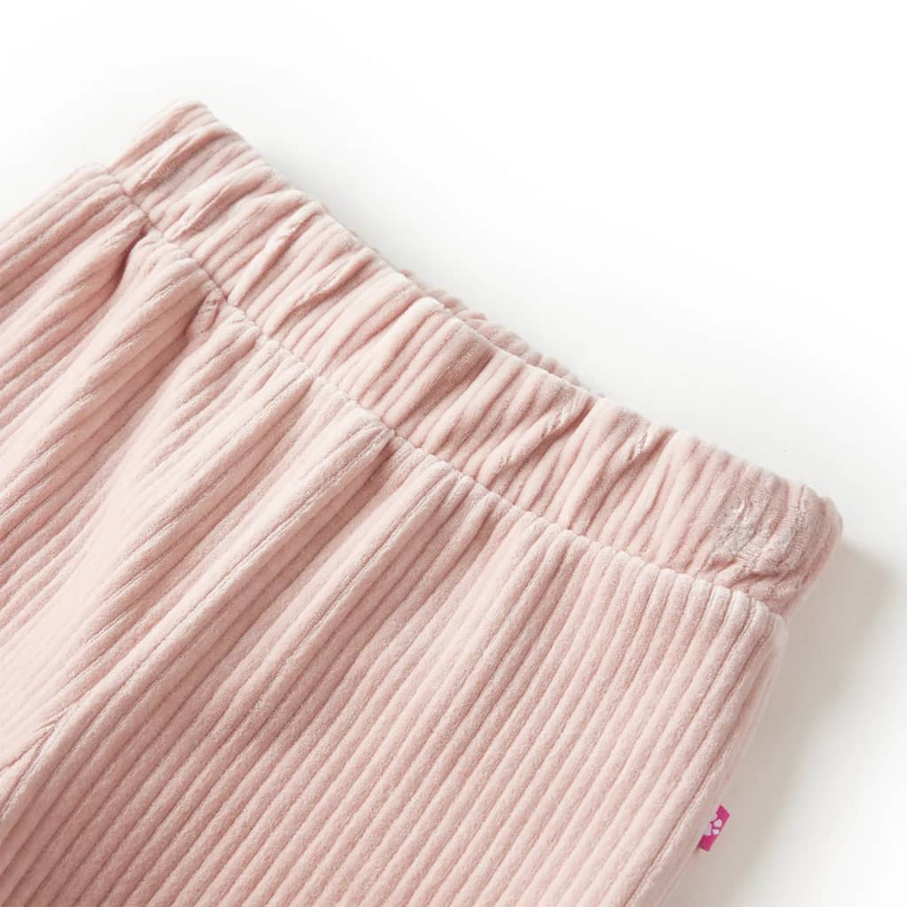Pantalon en velours côtelé pour enfant taille 92 rose - rose clair, 92 (1 5-2 ans) - number 3.