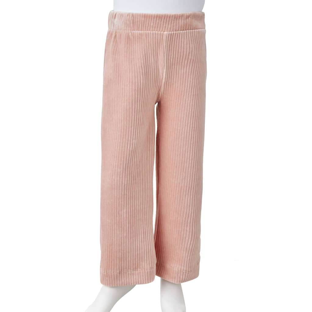 Pantalon en velours côtelé pour enfant taille 92 rose - rose clair, 92 (1 5-2 ans) - number 8.