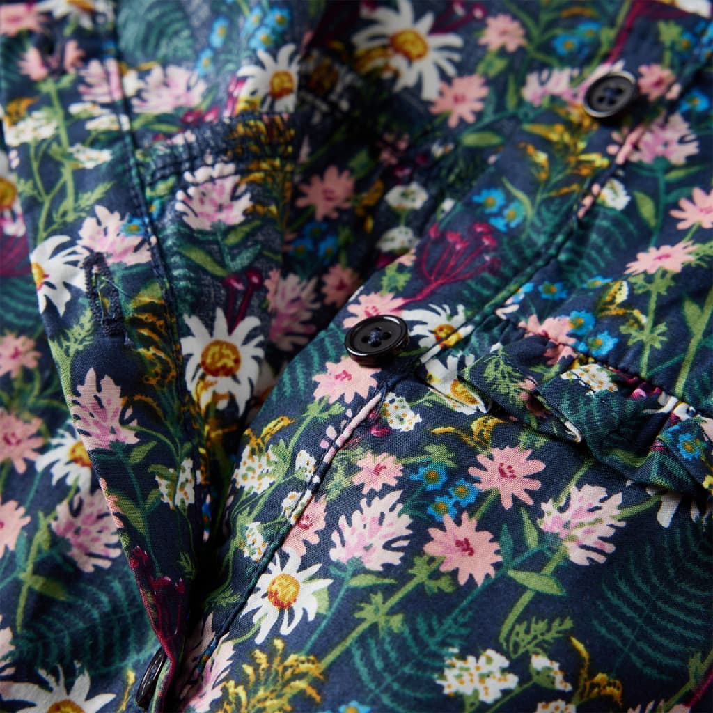 Robe à manches longues pour enfant taille 92 bleu foncé - 92 (1 5-2 ans) - number 4.