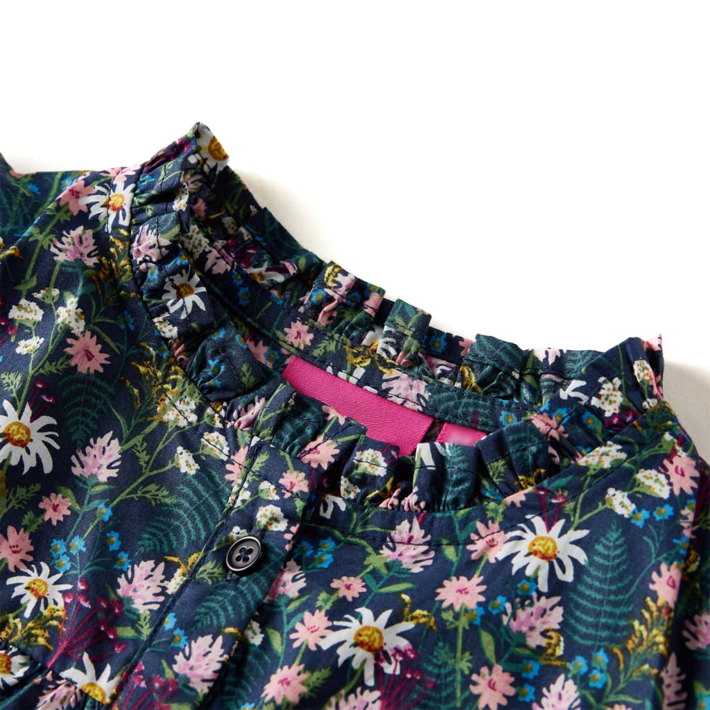 Robe à manches longues pour enfant taille 92 bleu foncé - 92 (1 5-2 ans) - number 3.