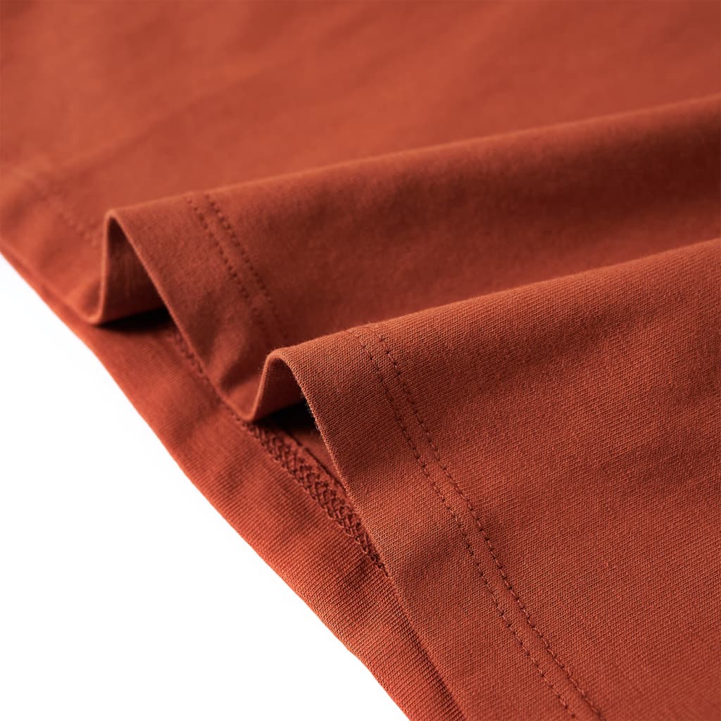 T-shirt manches longues pour enfant taille 92 cognac - 92 (1 5-2 ans) - number 6.