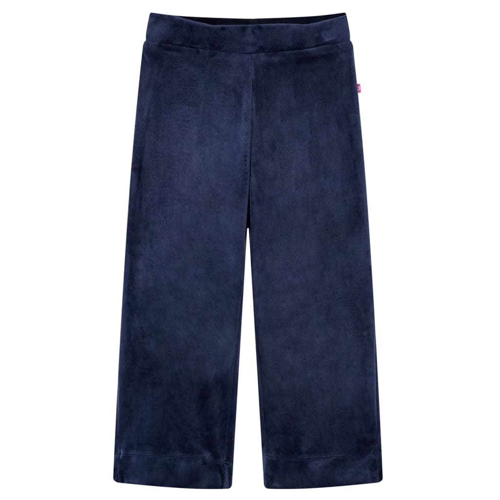 Pantalon pour enfant taille 92 velours bleu foncé - 92 (1 5-2 ans) - number 1.