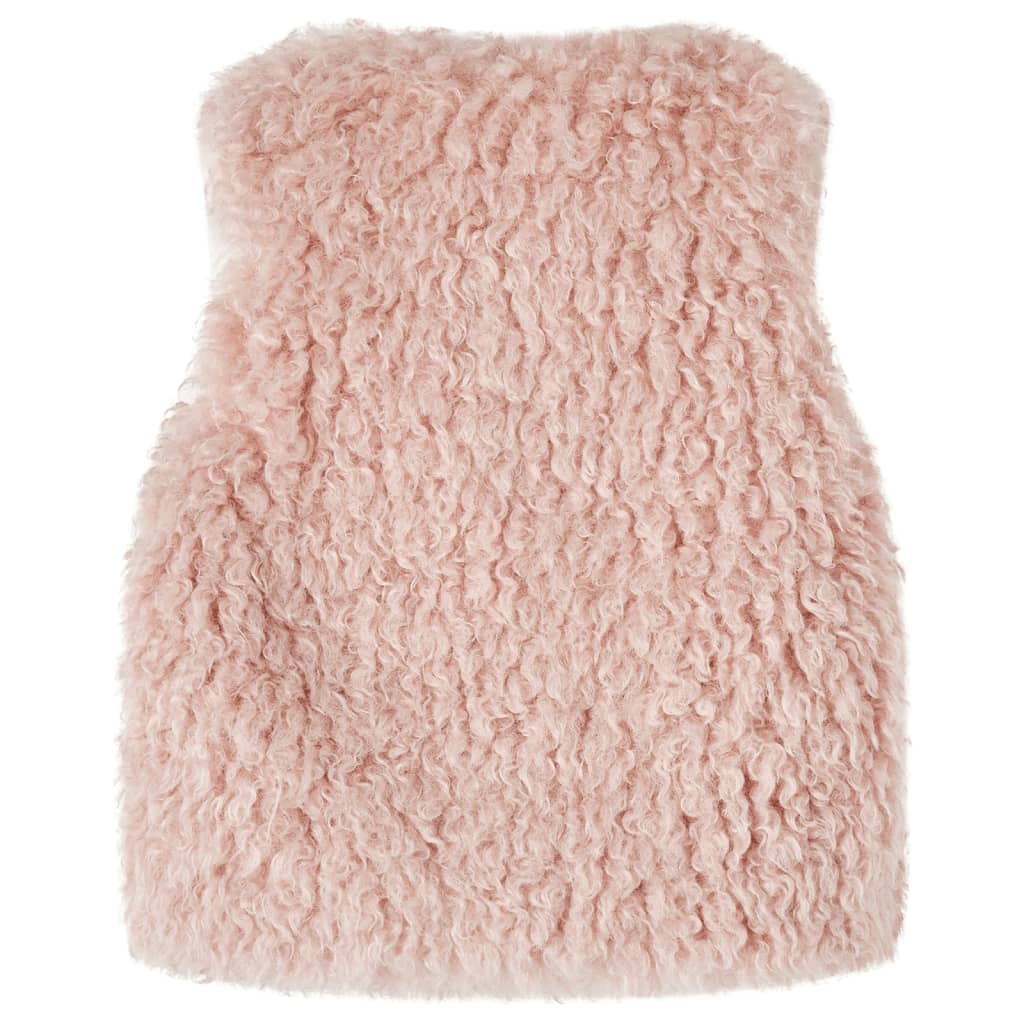 Gilet pour enfant taille 92 fausse fourrure rose - 92 (1 5-2 ans) - number 2.