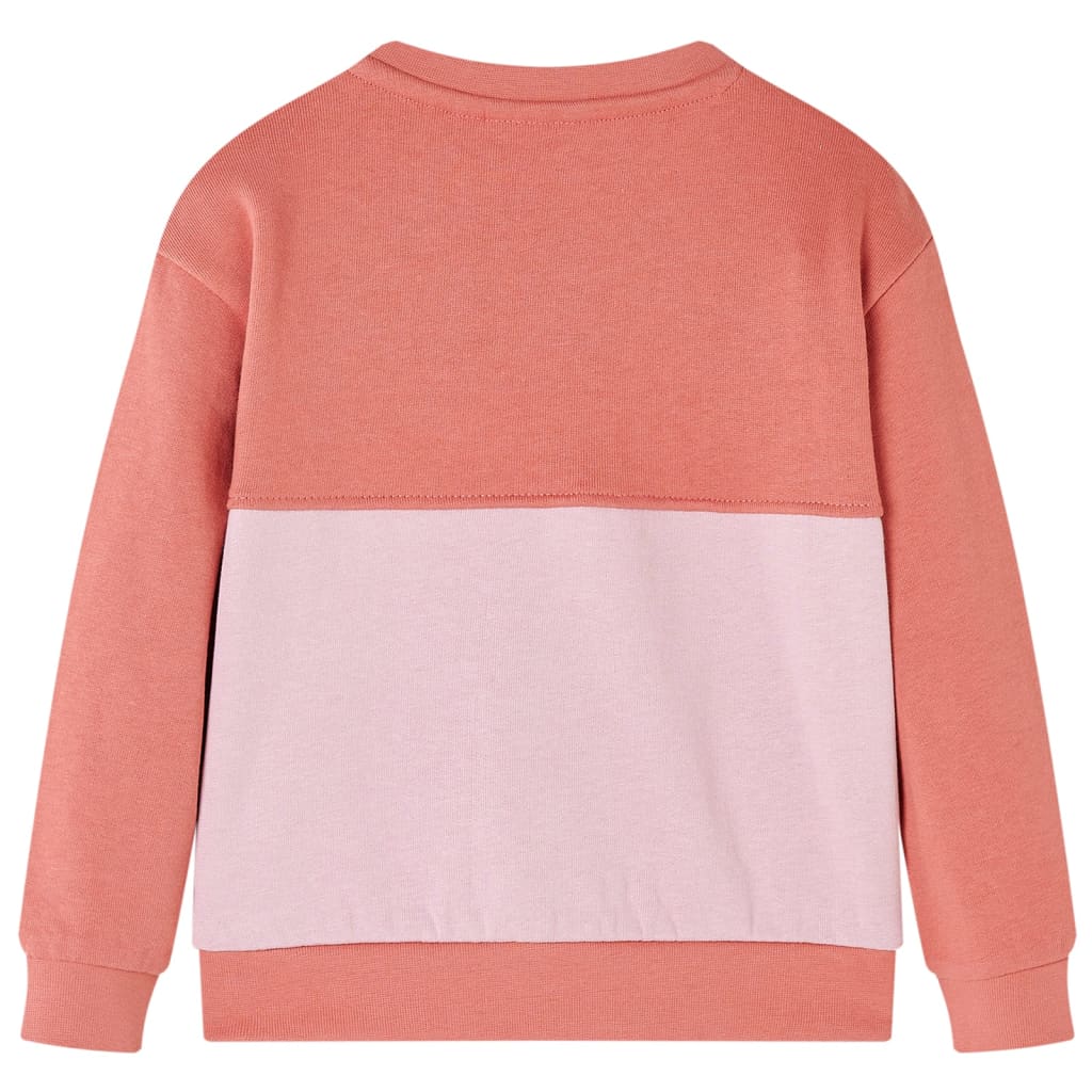Sweat-shirt pour enfant taille 92 color blocks rose - 92 (1 5-2 ans) - number 2.