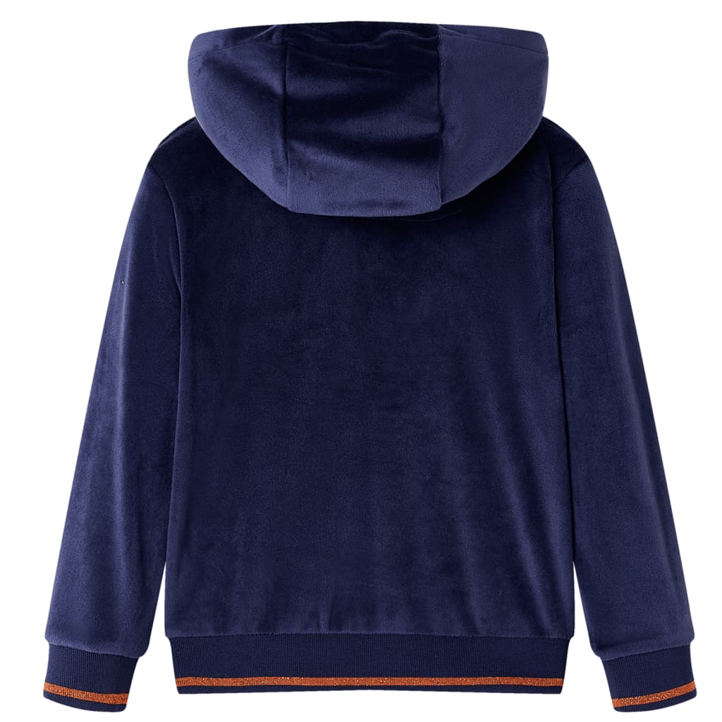 Veste à capuche pour enfant taille 92 bleu marine - 92 (1 5-2 ans) - number 2.