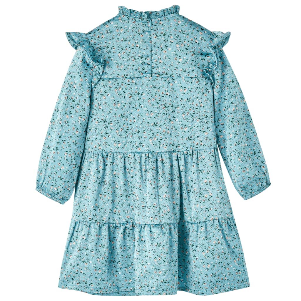 Robe à manches longues pour enfant taille 92 bleu - 92 (1 5-2 ans) - number 2.
