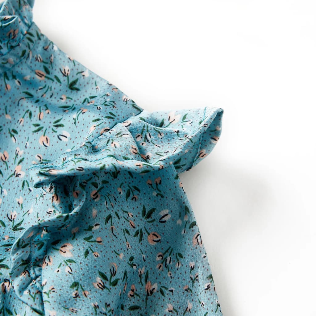 Robe à manches longues pour enfant taille 92 bleu - 92 (1 5-2 ans) - number 4.