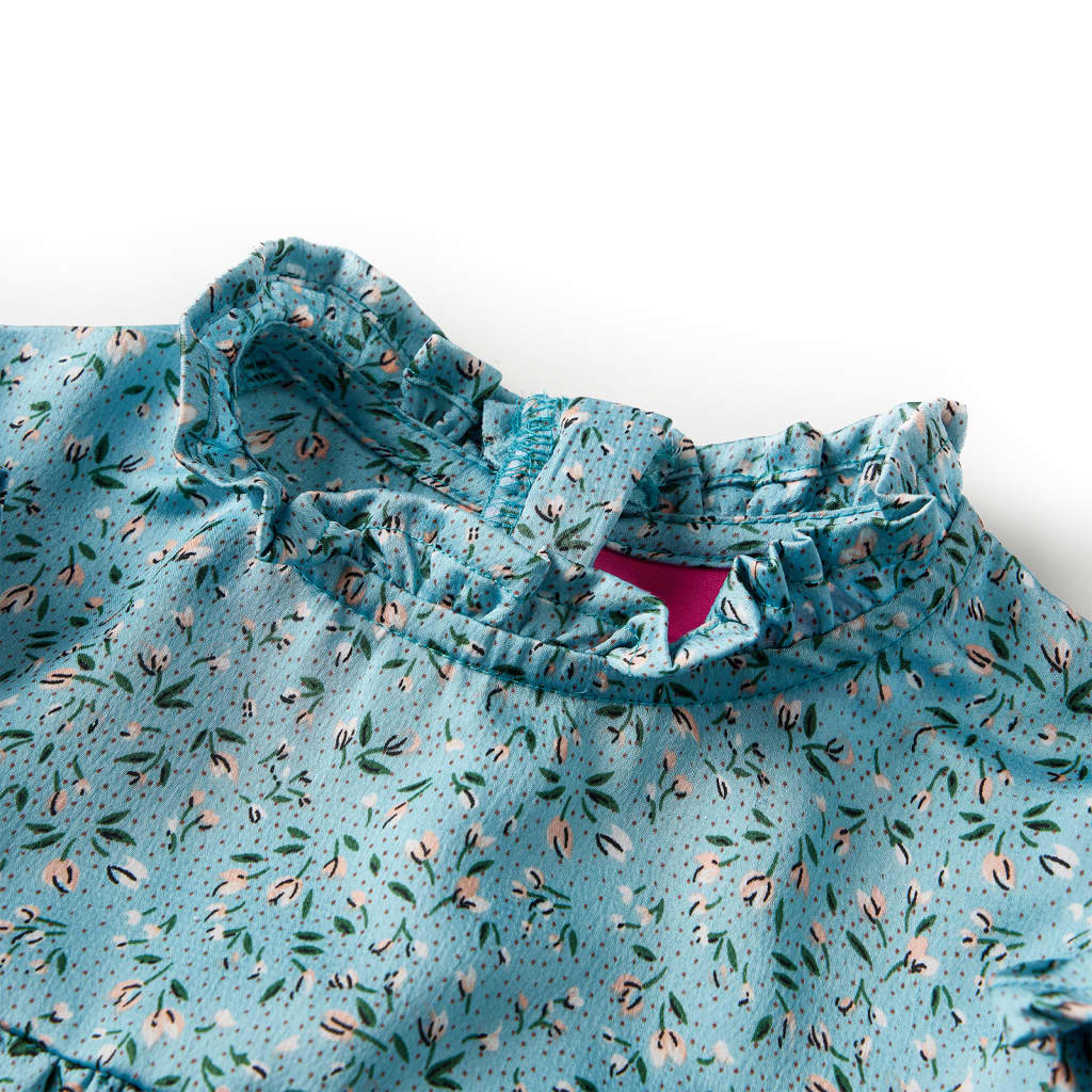 Robe à manches longues pour enfant taille 92 bleu - 92 (1 5-2 ans) - number 3.