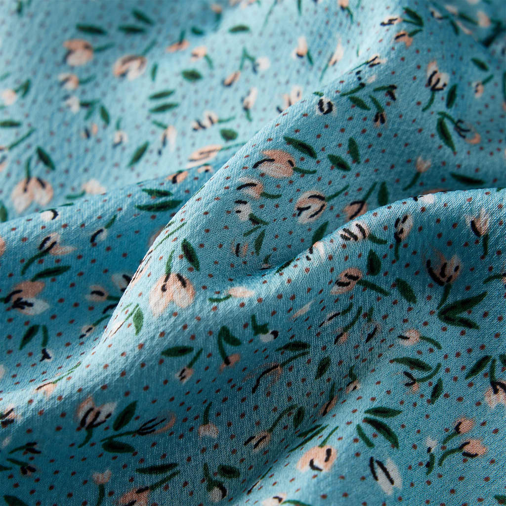 Robe à manches longues pour enfant taille 92 bleu - 92 (1 5-2 ans) - number 8.