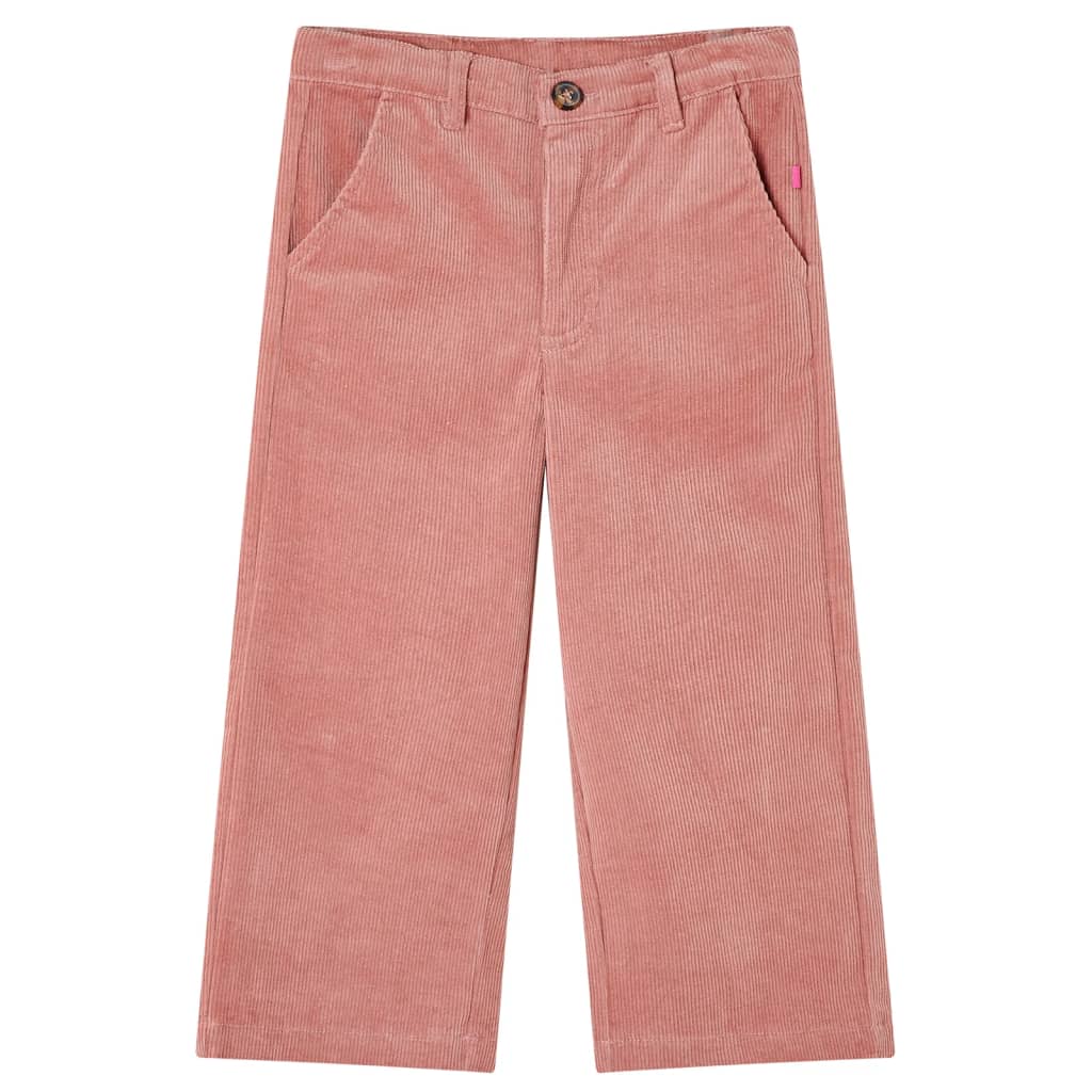 Pantalon en velours côtelé pour enfant taille 92 rose - 92 (1 5-2 ans) - number 1.