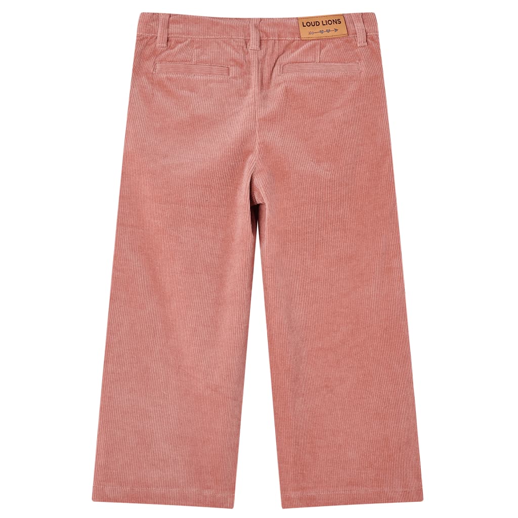 Pantalon en velours côtelé pour enfant taille 92 rose - 92 (1 5-2 ans) - number 2.