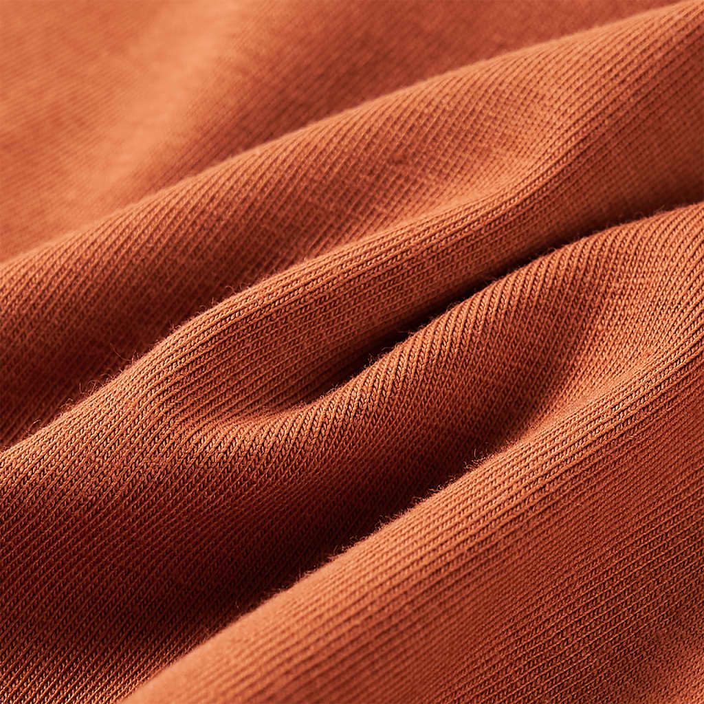 T-shirt à manches longues pour enfant taille 92 - couleur cognac, 92 (1 5-2 ans) - number 7.