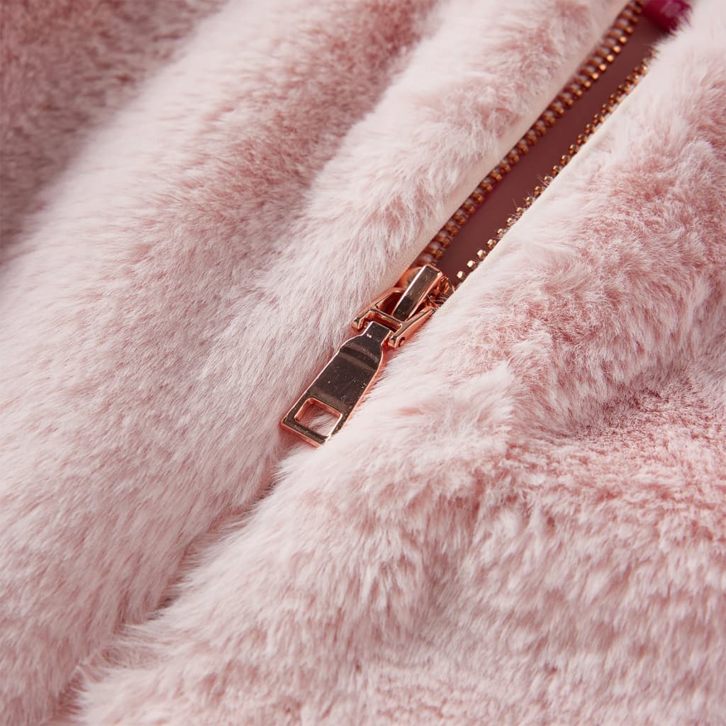 Veste pour enfant taille 92 fausse fourrure rose - 92 (1 5-2 ans) - number 4.