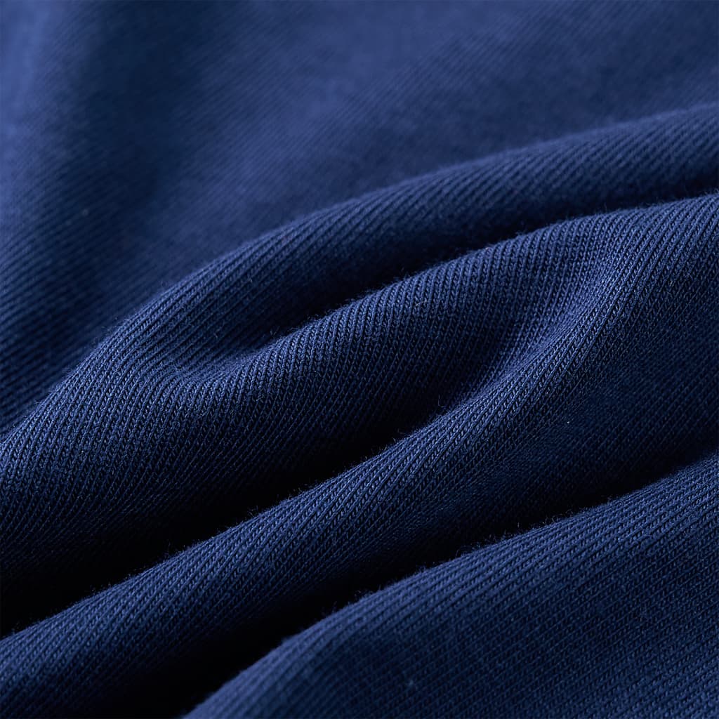 T-shirt manches longues pour enfant taille 92 - bleu marine, 92 (1 5-2 ans) - number 7.