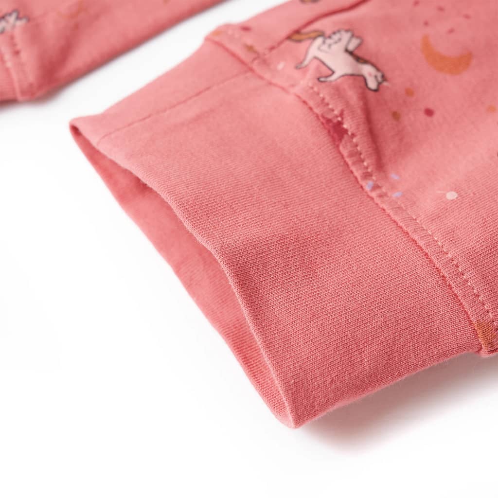 Pyjama pour enfant taille 92 vieux rose - 92 (1 5-2 ans) - number 12.