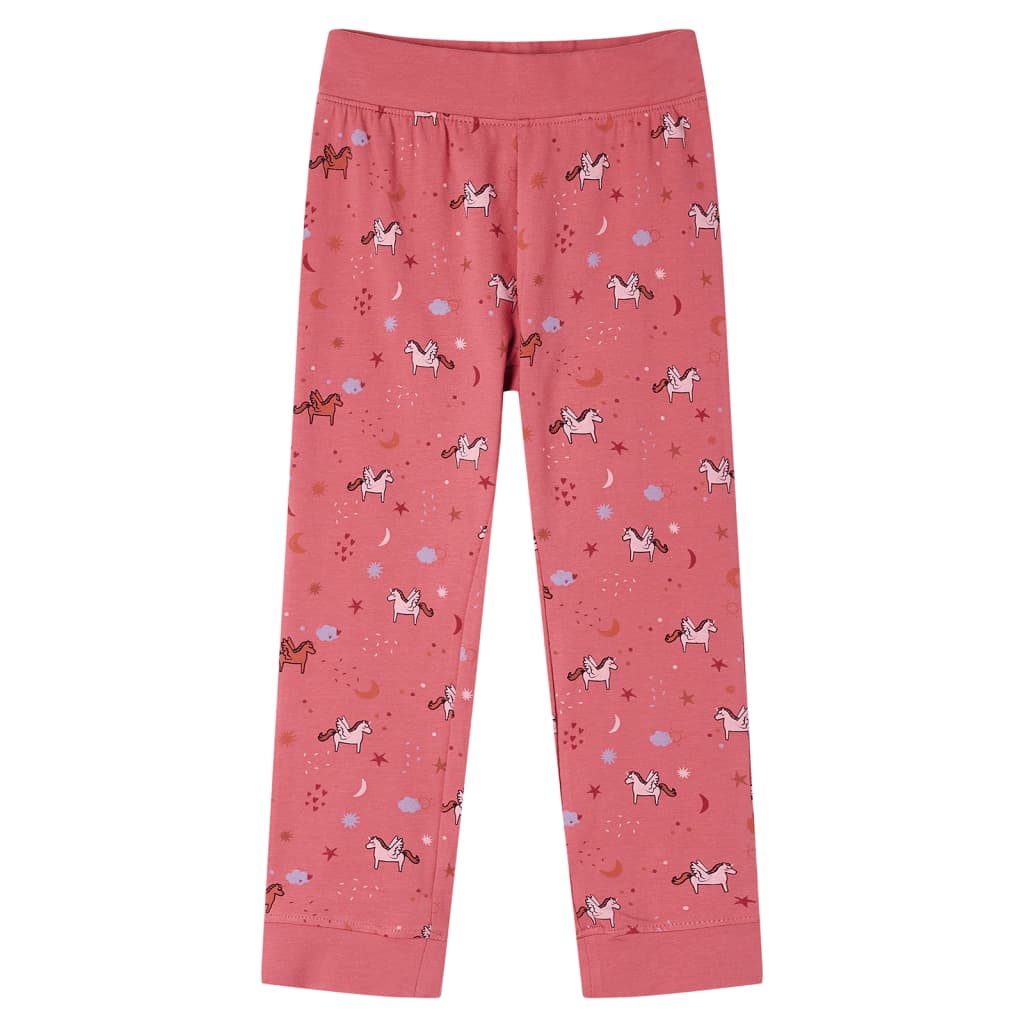 Pyjama pour enfant taille 92 vieux rose - 92 (1 5-2 ans) - number 4.