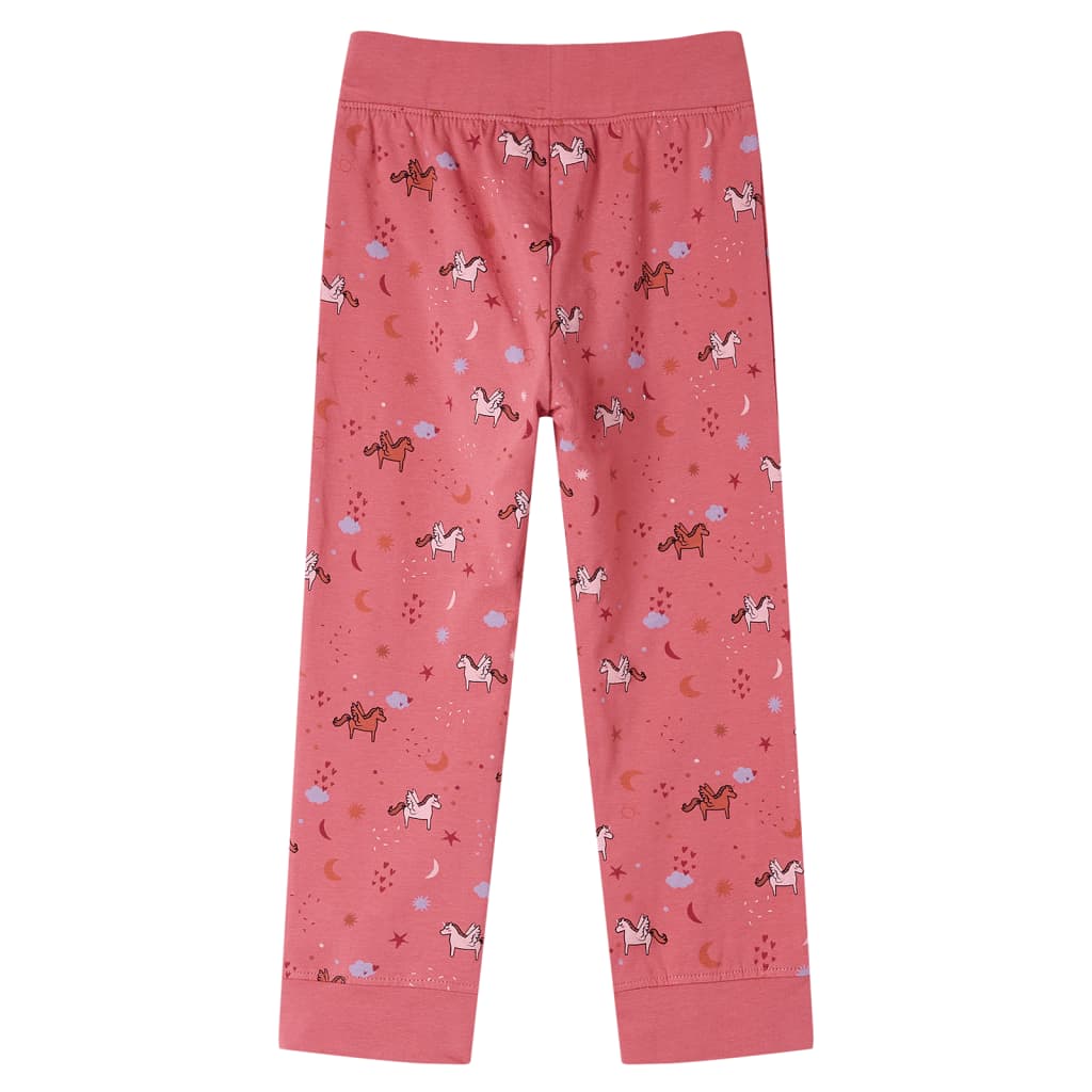 Pyjama pour enfant taille 92 vieux rose - 92 (1 5-2 ans) - number 5.
