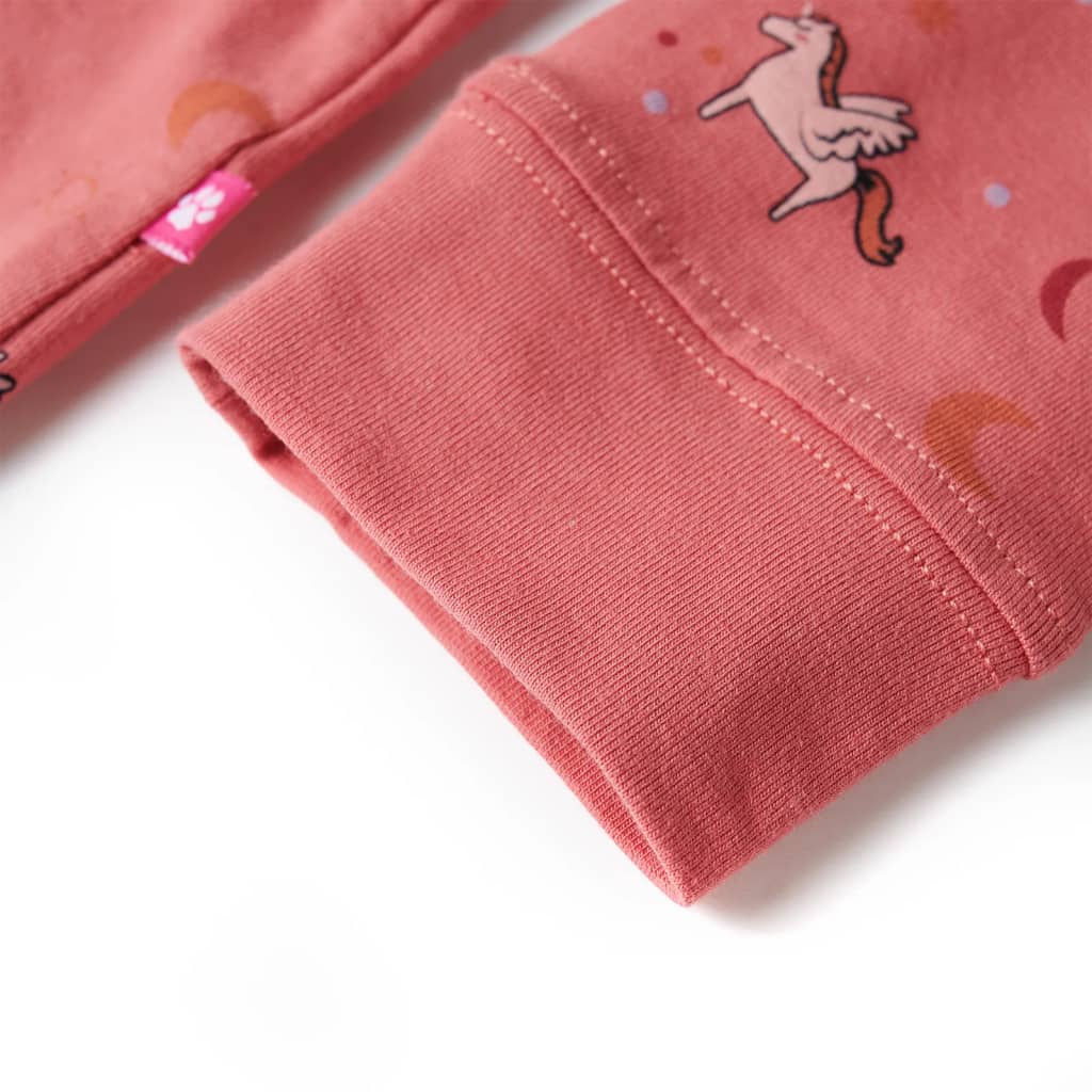 Pyjama pour enfant taille 92 vieux rose - 92 (1 5-2 ans) - number 8.