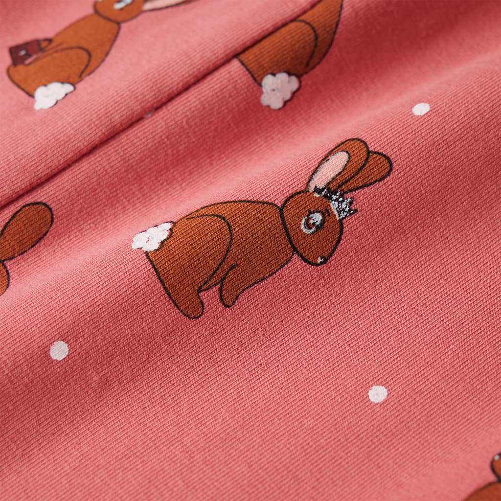 Grenouillère à capuche pour enfant taille 92 vieux rose - 92 (1 5-2 ans) - number 6.