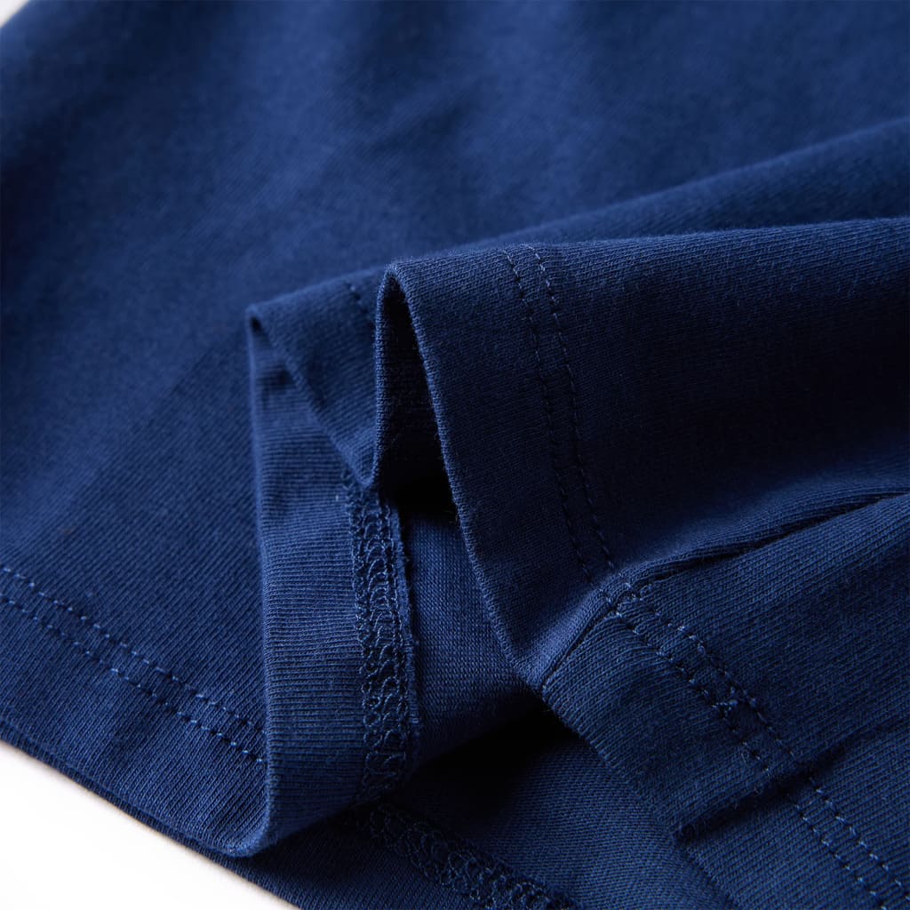 T-shirt manches longues pour enfant taille 92 - bleu marine, 92 (1 5-2 ans) - number 6.