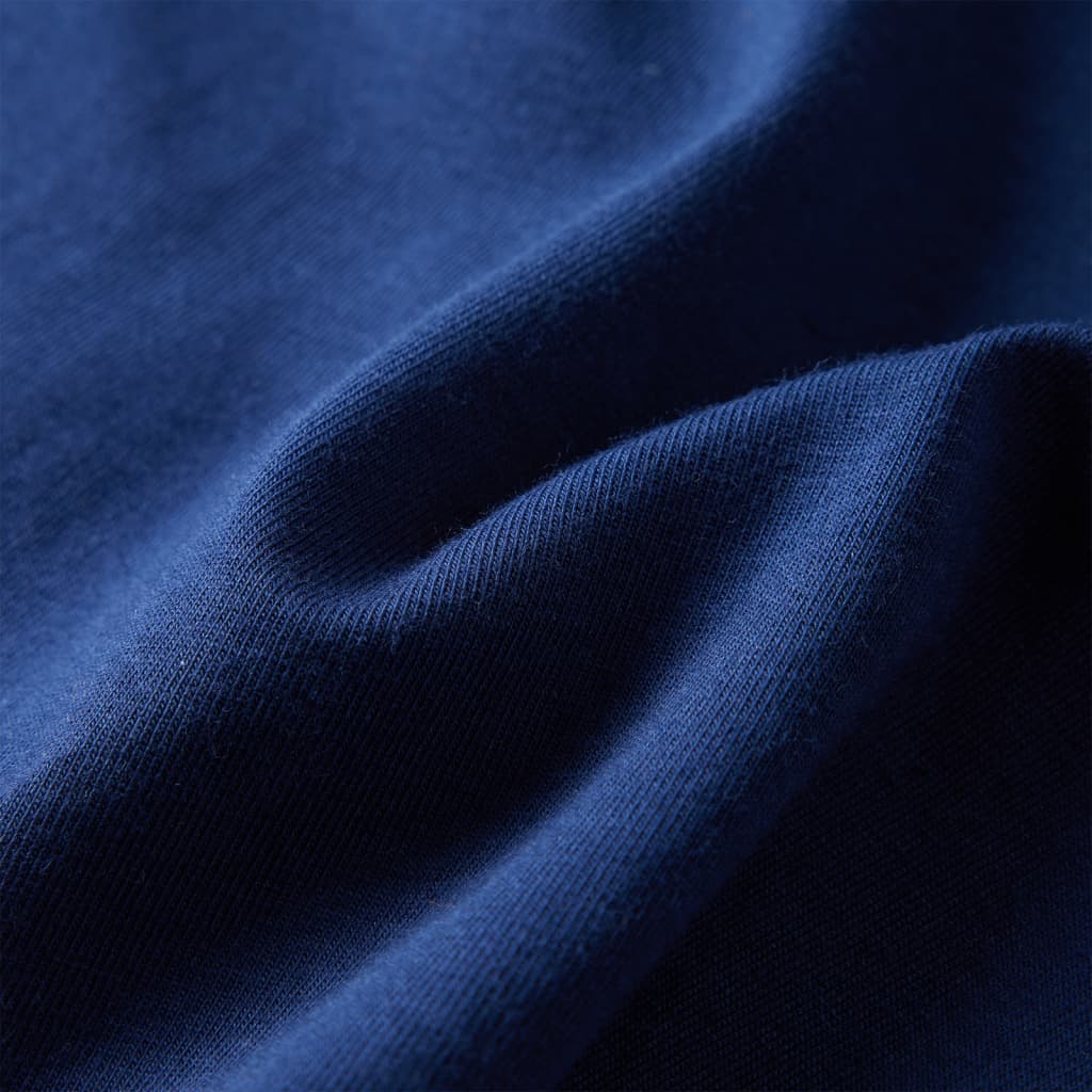 T-shirt manches longues pour enfant taille 92 - bleu marine, 92 (1 5-2 ans) - number 7.