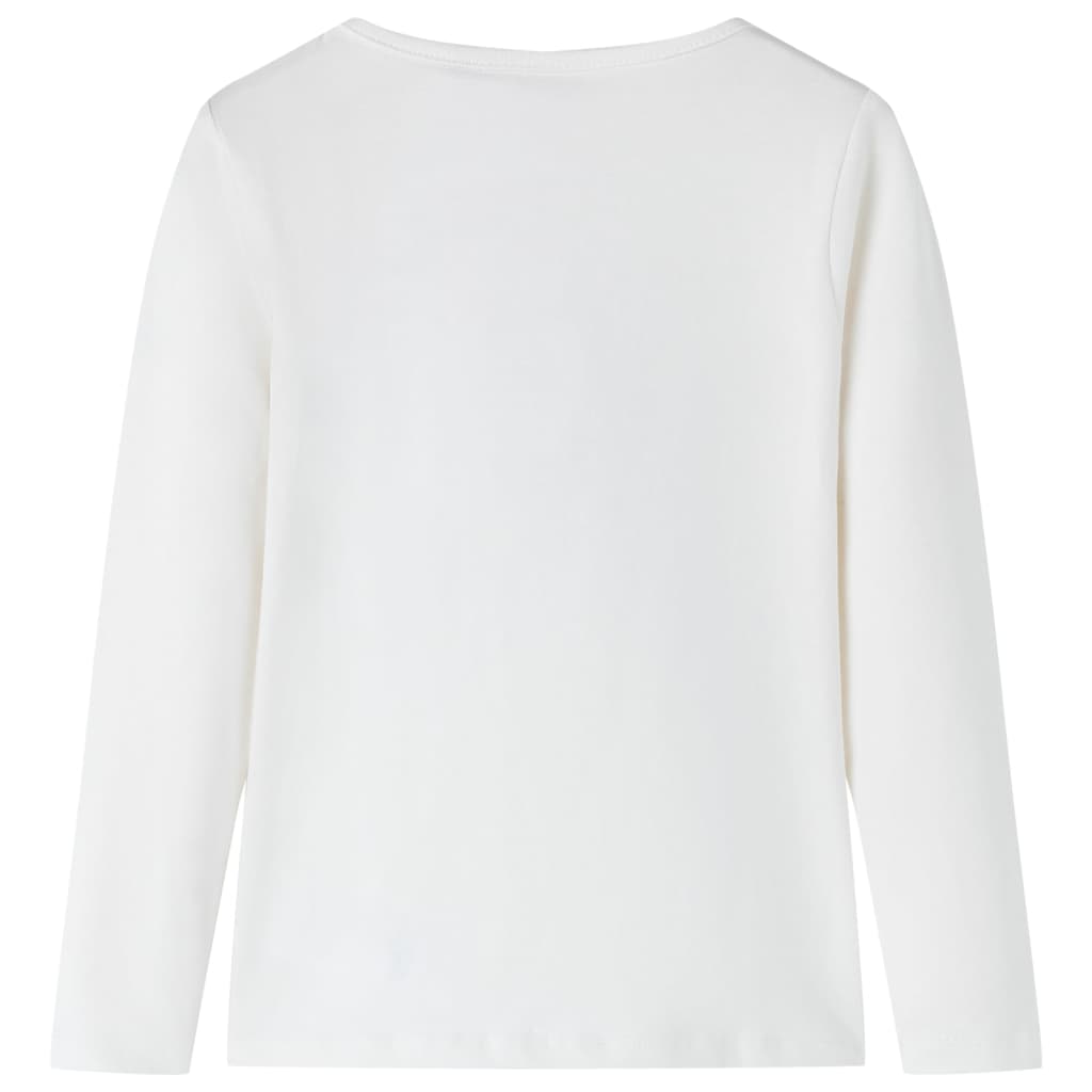 T-shirt manches longues pour enfant taille 92 écru - naturel, 92 (1 5-2 ans) - number 2.