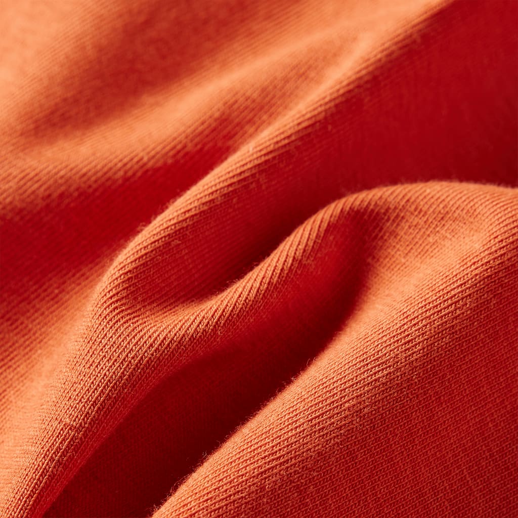 T-shirt à manches longues pour enfant taille 92 cm - orange, 92 (1 5-2 ans) - number 7.