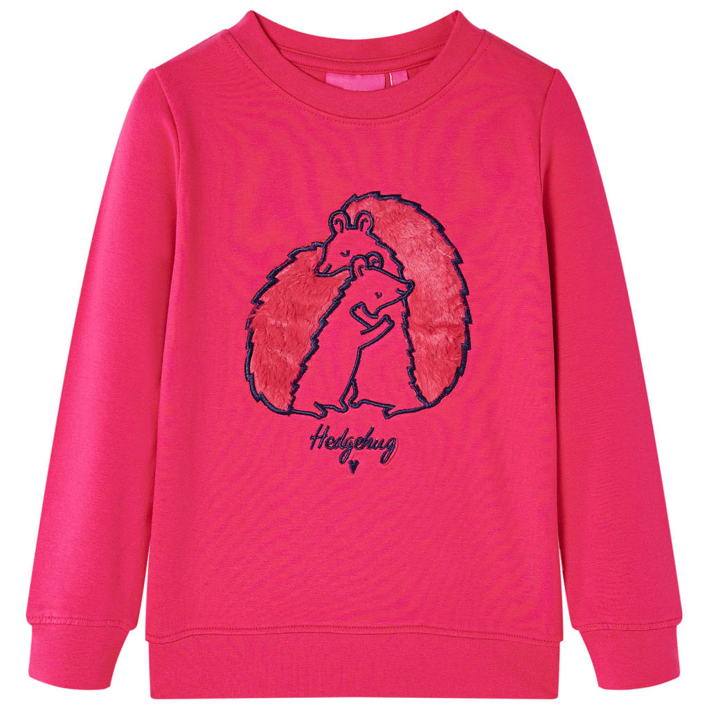 Sweat pour enfant taille 92 rose - bleu marine, 128 (7-8 ans) - number 1.
