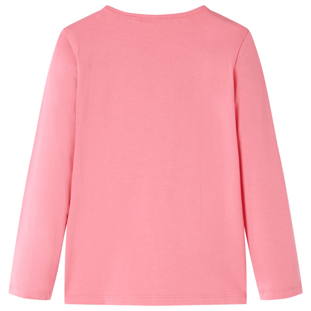 T-shirt à manches longues pour enfant taille 92 - rose, 92 (1 5-2 ans) - number 2.