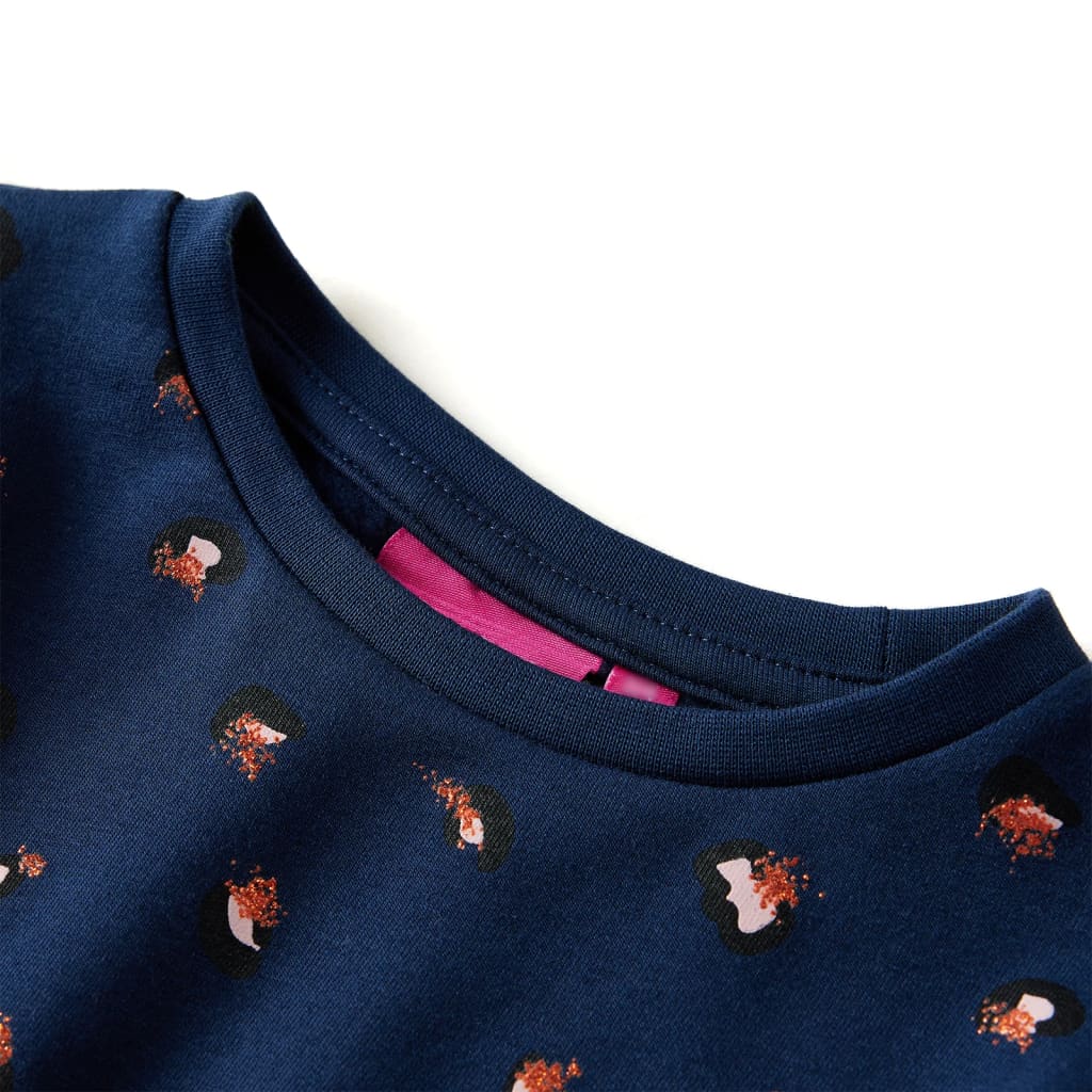 Robe à manches longues pour enfant taille 92 bleu marine - 92 (1 5-2 ans) - number 3.